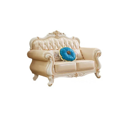 62.9'' Leather Loveseat