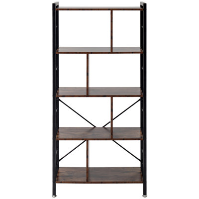 155cm H x 74cm W Iron Bookcase