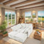 Canapé modulaire modulaire avec coussins à deux couches, rangement intégré, canapé-lit convertible en forme de U, conception minimaliste moderne, configuration flexible-106340163