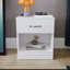 Maybery 1 Drawer Bedside Table-257358840