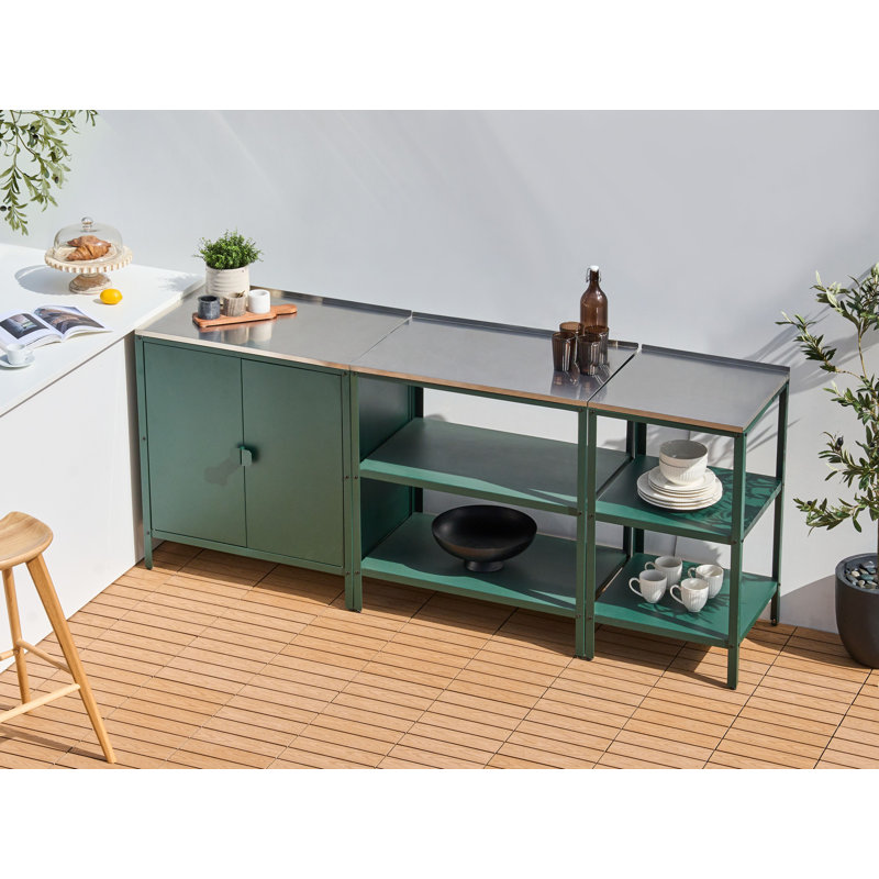 Beliani 210cm 3 Modular Outdoor Kitchen