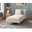 Decato Camille Chaise Longue Daybed in Velvety Fabric