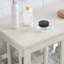 Vitrine à DEL avec portes, construction, tablettes réglables, porte magnétique blanc pour armoire, base,