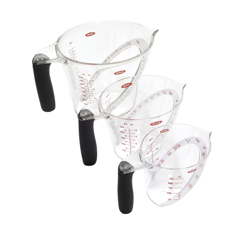 OXO Grips 3-Pieces Plastic Measuring Cup Set