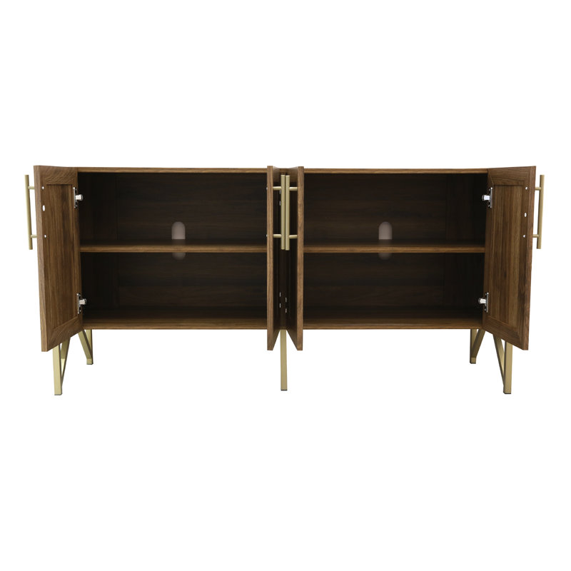 Mehpare Unfinished Entertainment Center for TVs up to 65"