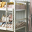 Lit superposé simple au-dessus de simple en bois massif Brinna-850513599