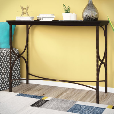 Thompson 40.5'' Solid Wood Top Console Table