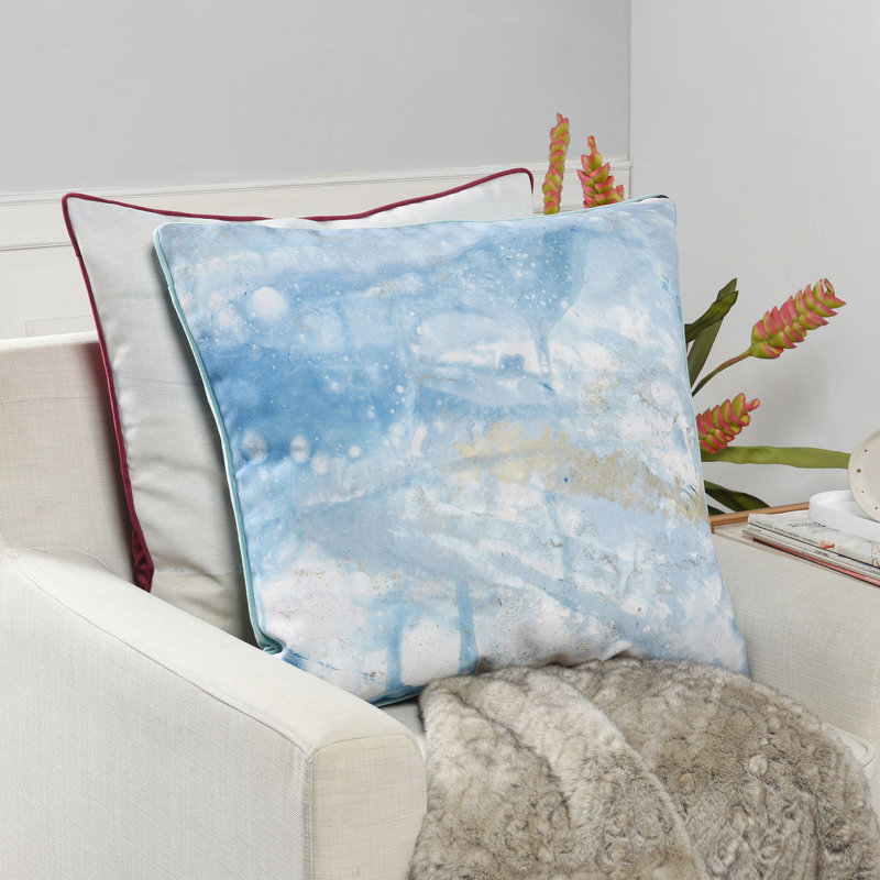 Amos Austin Allen James - Ocean Blues - imprimé sur lin naturel - 24 x 24