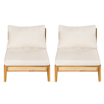 Chaise sans accoudoirs Kirkby, ensemble de 2
