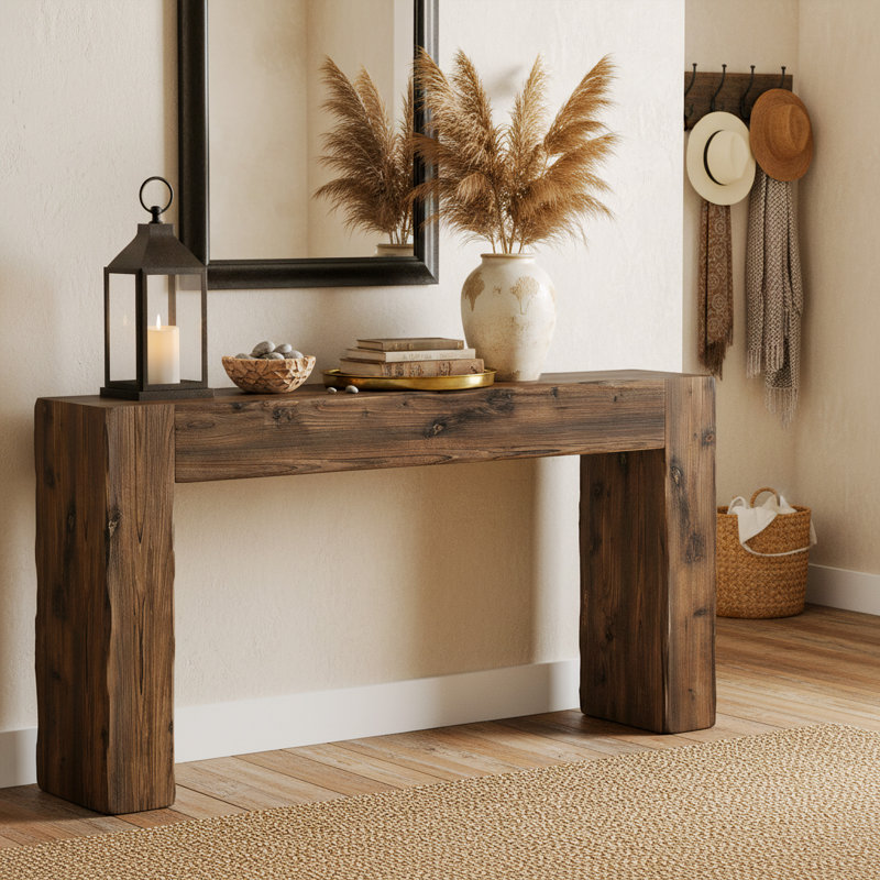 Console Arhab, Marron foncé