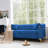  83.5" Velvet Chesterfield Tufted Sofa-115948916