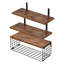 4 Piece Wood Bracket Shelf