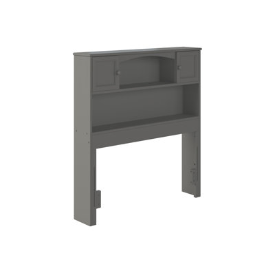 Bouldin Solid Wood Storage Bookcase Headboard