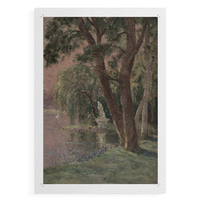 Paysage rétro CXV - impression sur toile seulement - non encadrée
