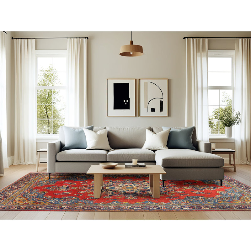 Celsi Oriental Indoor Rug, Rectangle 6' x 9'