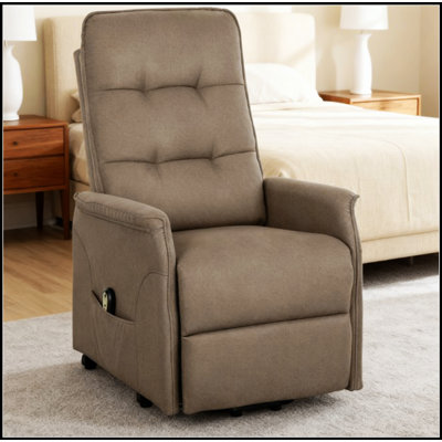 Fauteuil électrique pour personnes âgées avec télécommande, poches latérales et assemblage rapide pour un confort et une mobilité accrus