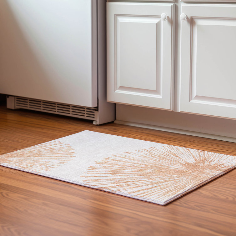 Premium Machine Washable Cerrito Salmon Rug