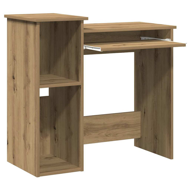 Basanta Computer Desk, Artisan Oak
