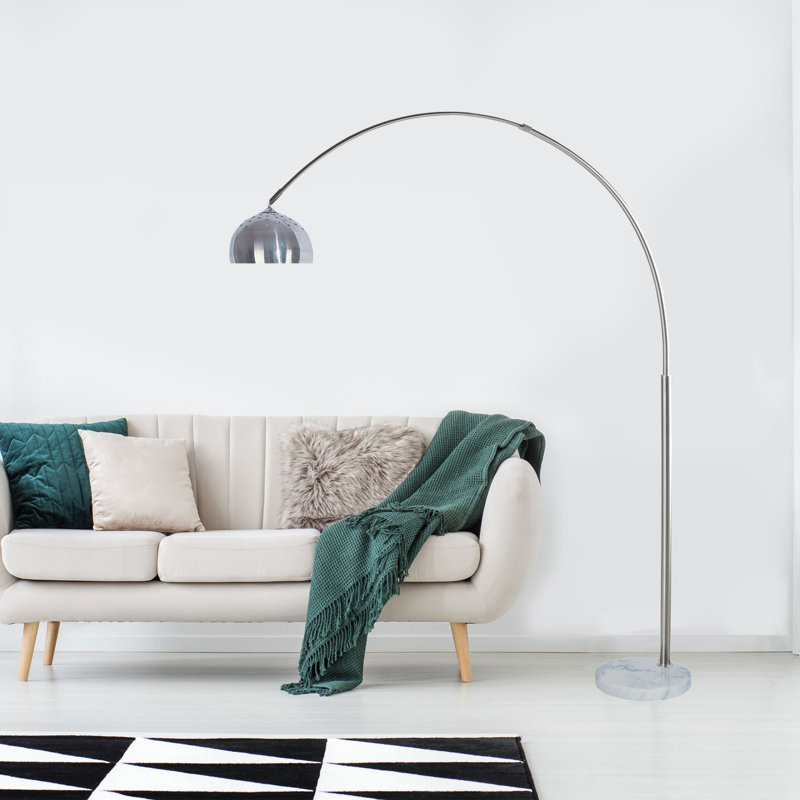 Lampe sur pied en acier 81 po