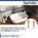 DeerValley Prism 19.69" x 15.75'' White Oval Vitreous China Vessel Bathroom Sink