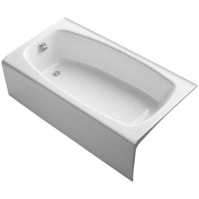 Dynametric Alcove 60" x 32" Soaking Bathtub