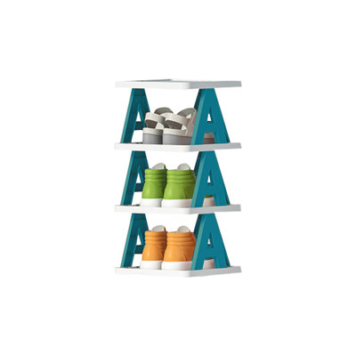 Rack Multi-layer Letter Shoe Rack, Small Shoe Cabinet For Household Doorstep Balcony, And Economical Folding Shoe Rack For Student Dormitories