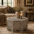 Kenedy Carved Floral Solid Wood Coffee Table-2013245383