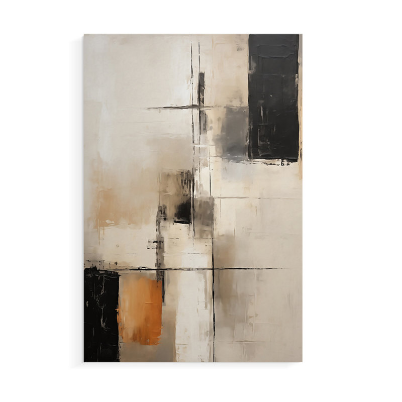 Série ABSTRACT CCDLXIV - Impression sur toile seulement - NON CADRE, H 27 po x l 18 po
