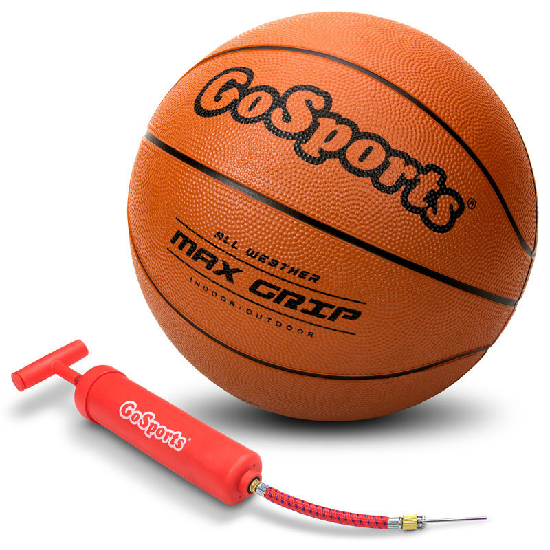 Mini ballon de basketball 7 pouces GoSports avec pompe de qualité supérieure