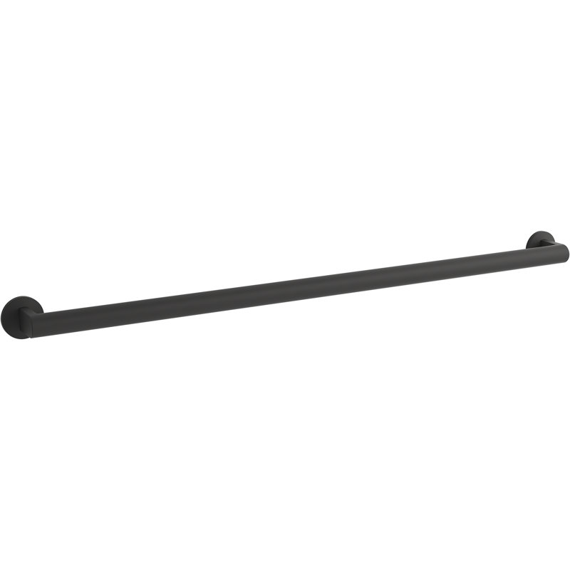 Components™ 18-In Grab Bar, 12" W, Matte Black