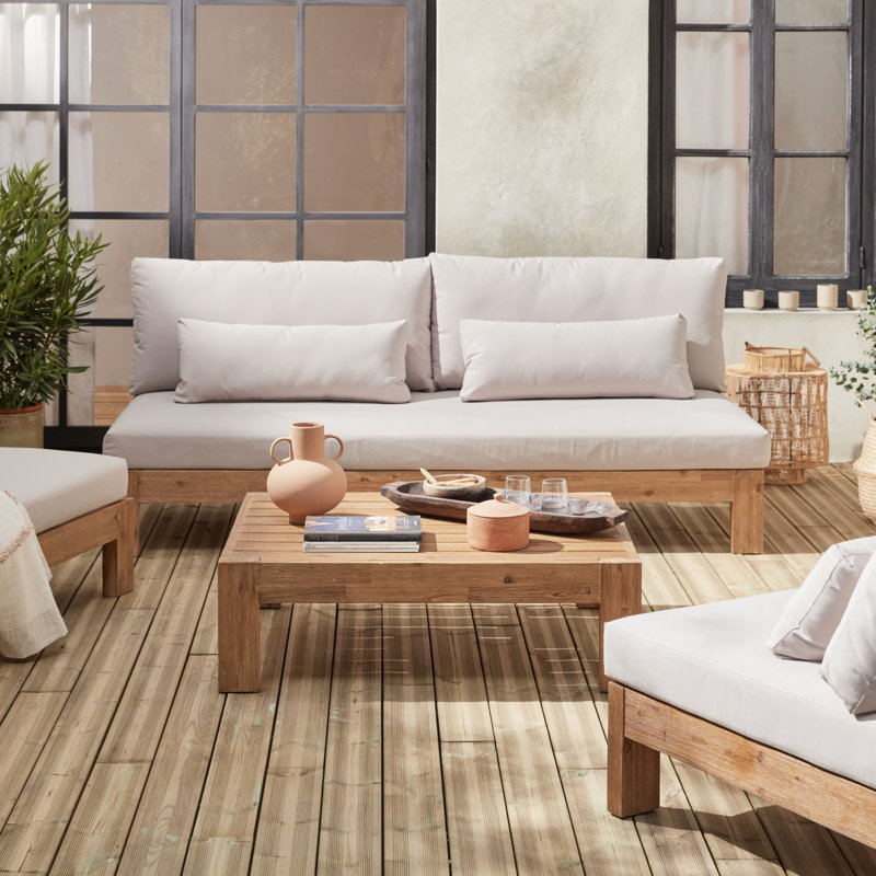 Timothea 5-Seater Premium Wooden Garden Sofa Set