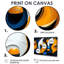 «White Noise of Geometric Face», ensemble d'art mural abstrait fractal-709918992-709918990-709918989