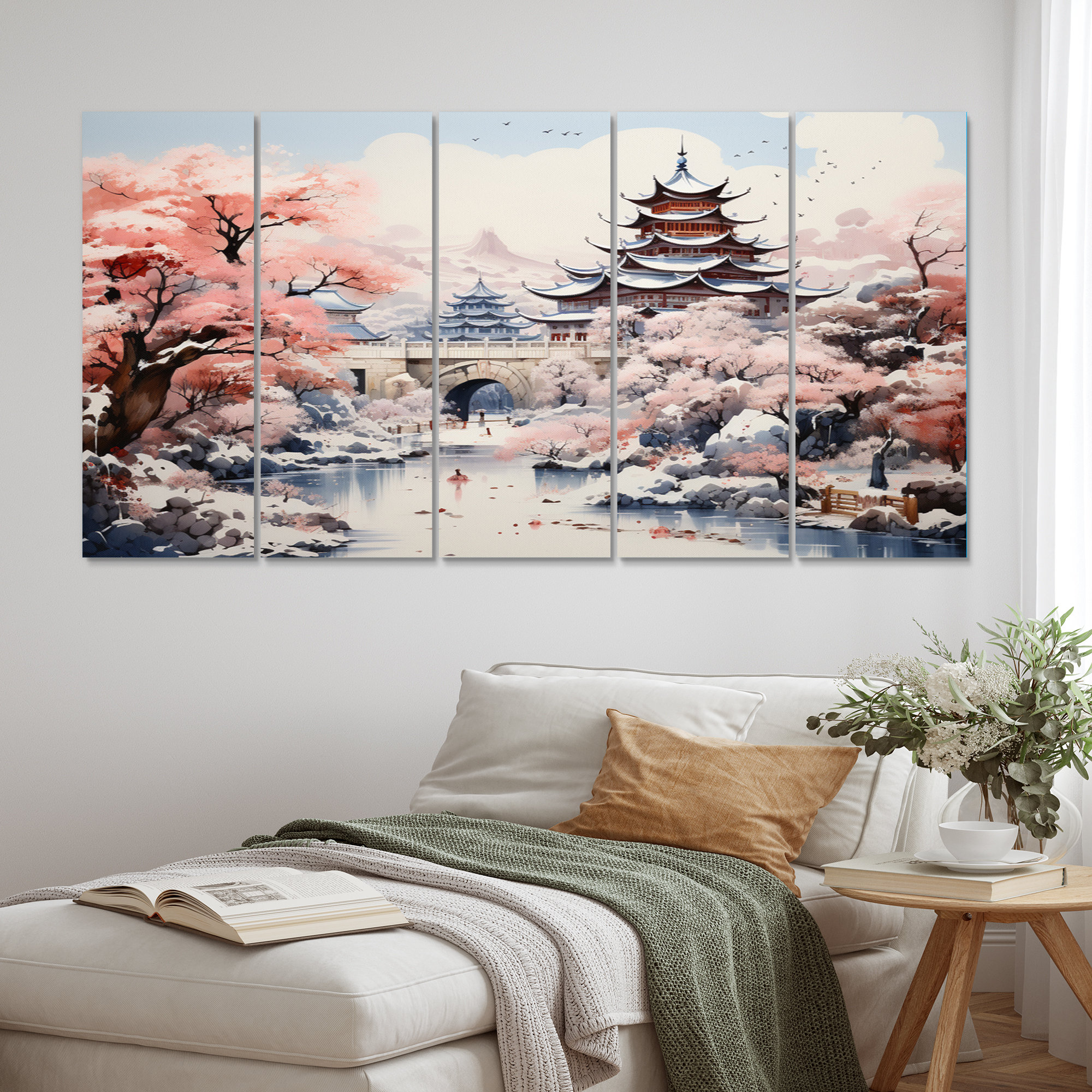 Design Art China Art Silk Road V - Chinese Metal Wall Art Living Room