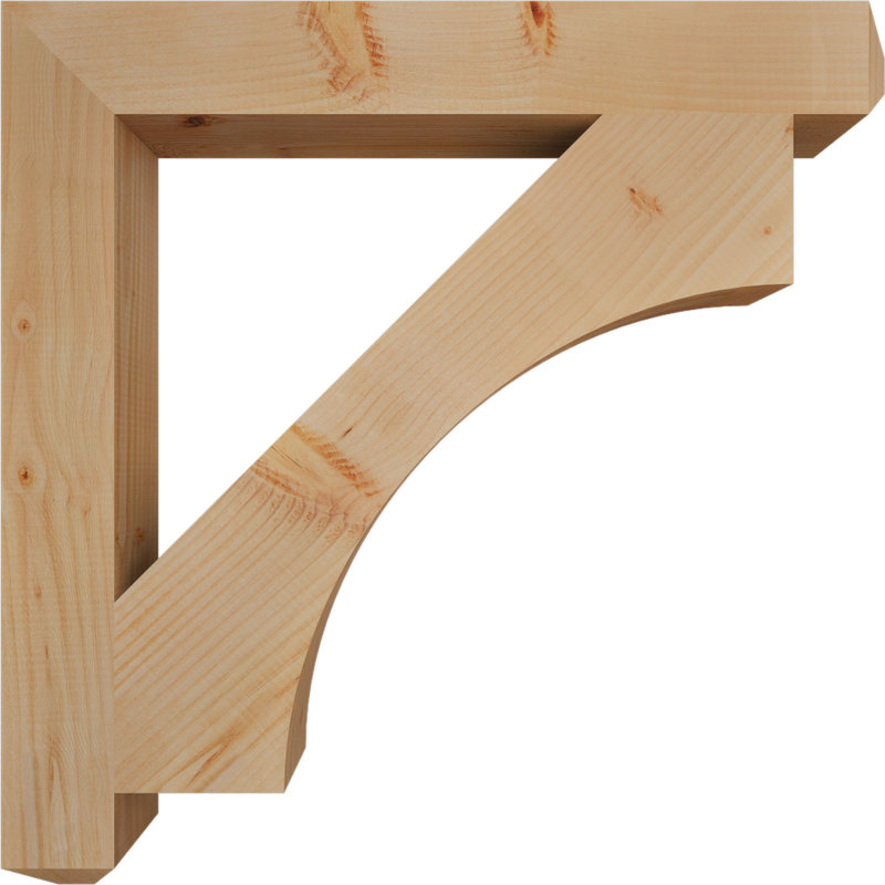 Support Westlake Craftsman, H 32 po x l 3,5 po x P 32 po, Douglas, Lisse