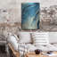 «Waves and Dots 1» par Karen Smith, art mural en métal de luxe, 24 po x 36 po
