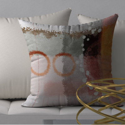 Abstract Throw Pillow