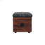 Coffre de rangement en cuir Buffalo