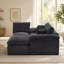 Upholstered Chenille Sectional with Ottoman-2060080617-2060080623-2060080622