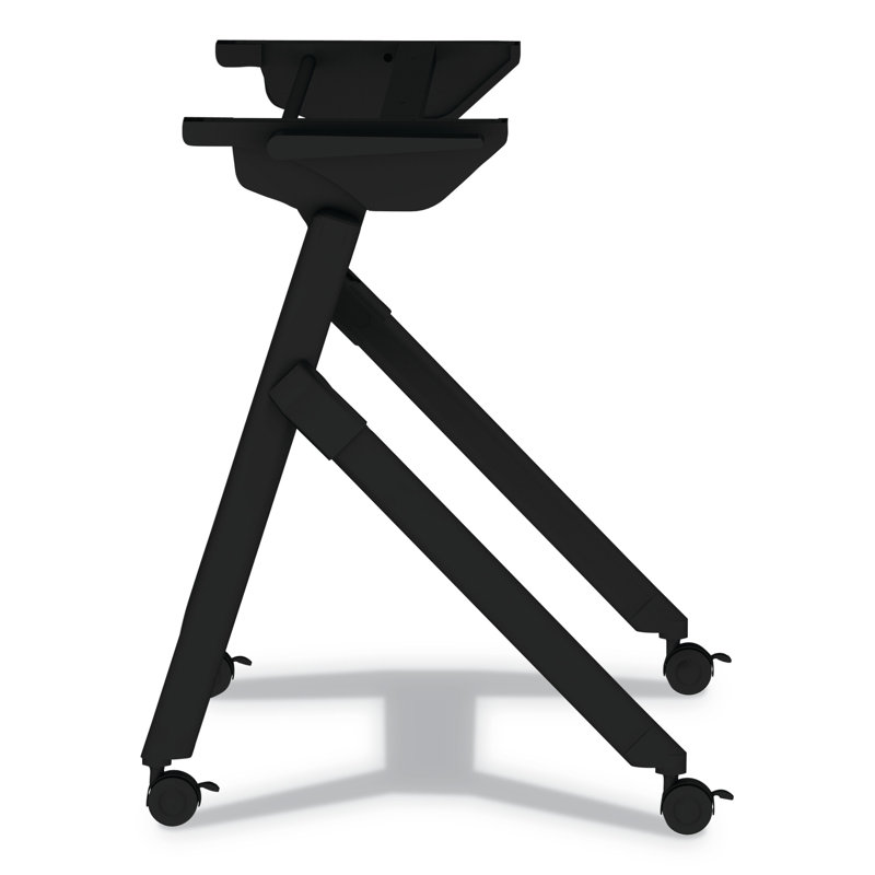 VersaFlip Quick Setup & Nesting Black Steel Table Base