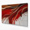 «Lyrical Abstraction 1», art mural sur toile brune