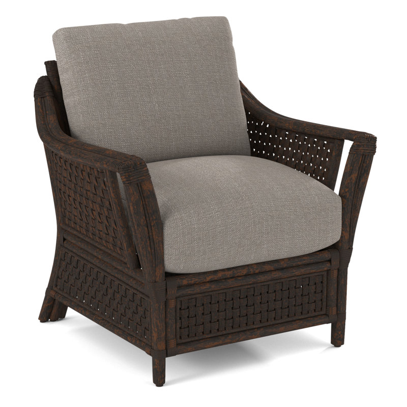 Boca Armchair, Brown Geometric, 0456-33, Coffee