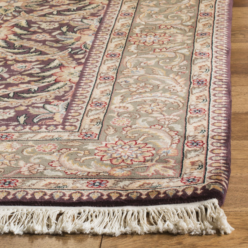 Tapis oriental en laine Royal Kerman, Tapis de couloir 2 pi 6 po x 18 pi
