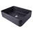 Eden Bath 14.75'' Black Stone Rectangular Bathroom Sink