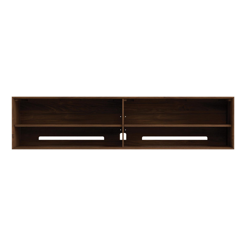 Catalina Media Console, 23.75" H x 79.13" L x 19" W, Natural Walnut