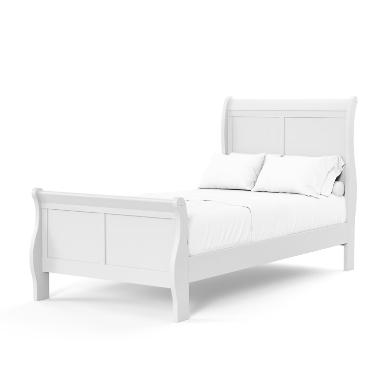 Emelinda Bed, Twin, White