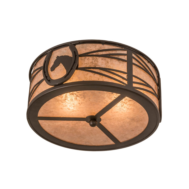 Rustic Lodge 2 - Light Flush Mount