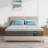 Kescas 12" Medium Charcoal Infused Memory Foam Mattress-97026424-122548968