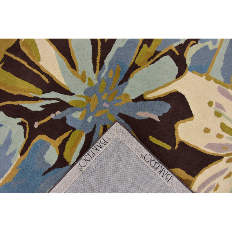 Floral Hand Woven Area Rug, Rectangle 122cm x 183cm