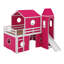 Lit mezzanine simple avec glissade et tour-118020720