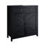 Entryway Storage Cabinet With Adjustable Shelf And Drawer In Black Kitchen